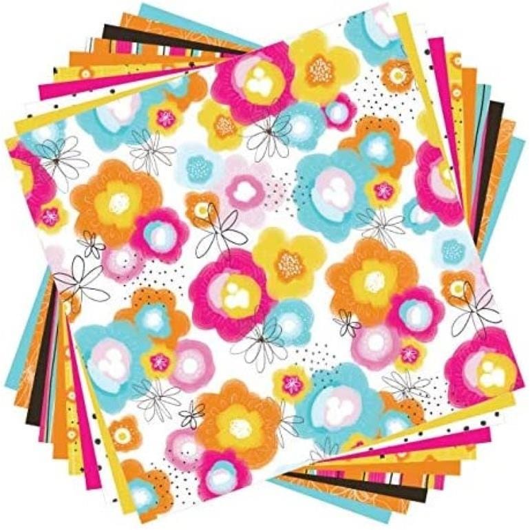 2004409 - Cricut Deluxe Paper Vibrant Flowers