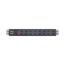 8-Port 19 Inch Lockable C13 Metal Pdu
