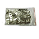 Cat5E Rj45 Connectors, Shielded, Stranded Solid Core, 50 Pack