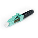 Easyfiber Field-Assembly Lc Simplex Multimode 50 125 Om3 Om4 Fiber Connector - Aqua