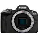 Canon R50 Body + Rf-S18-45Mm F4.5-6.3 Is Stm;Batt; Charger; Dm-100 Mic; Bluetooth Tripod; 64Gb Sd
