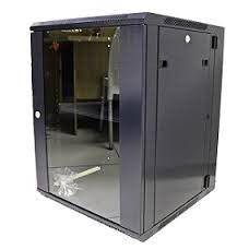 6U Wallbox, Swing Frame, 600Mm Deep, Black
