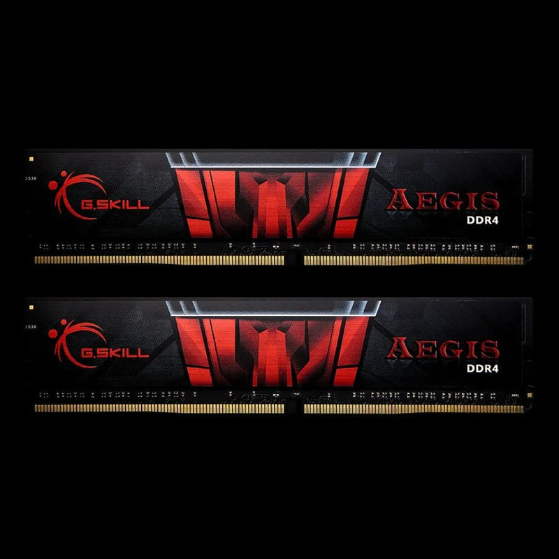 G.Skill Aegis Ddr4-3000Mhz Cl16-18-18-38 1.35V 16Gb (2X8Gb) F4-3000C16D-16Gisb.