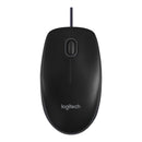 Logitech B100 Corded Usb Mouse - Black