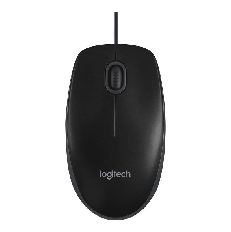 Logitech B100 Optical Usb Mouse For Bus - Black - Usb - N A - Emea - Hendrix White Box B100