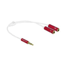 Delock Stereo M 3.5Mm To 2X St F 3.5 Cable (66519)