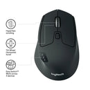 Logitech® M720 Triathlon Mouse - N A - 2.4Ghz Bt - N A - Emea - Clamshell M720