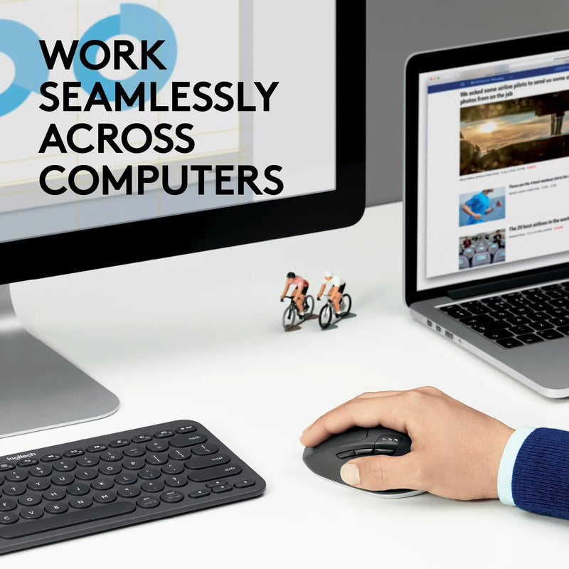 Logitech® M720 Triathlon Mouse - N A - 2.4Ghz Bt - N A - Emea - Clamshell M720