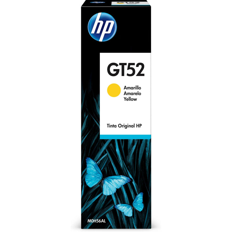 Hp Gt52 Yellow Printer Ink Bottle - Original M0H56Ae Single-Pack