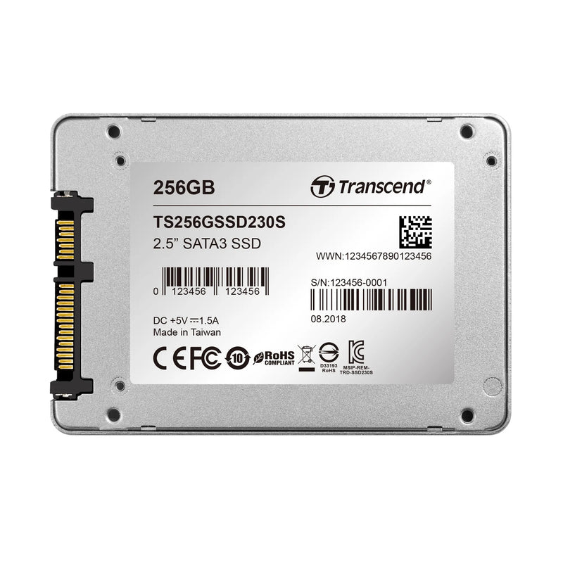Transcend 256Gb Ssd230 2.5' Ssd Drive - 3D Nand