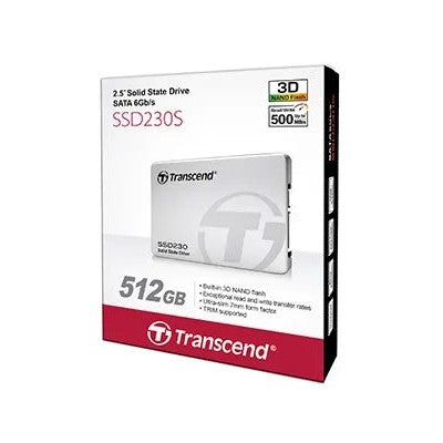 Transcend 512Gb Ssd230 2.5' Ssd Drive - 3D Nand