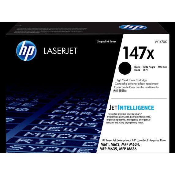 HP 147X BLACK LASERJET TONER CARTRIDGE