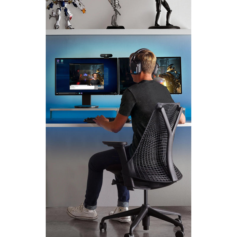 Logitech BRIO Webcam with 4K Ultra HD video & RightLight 3 with HDR 1 year Limited warranty