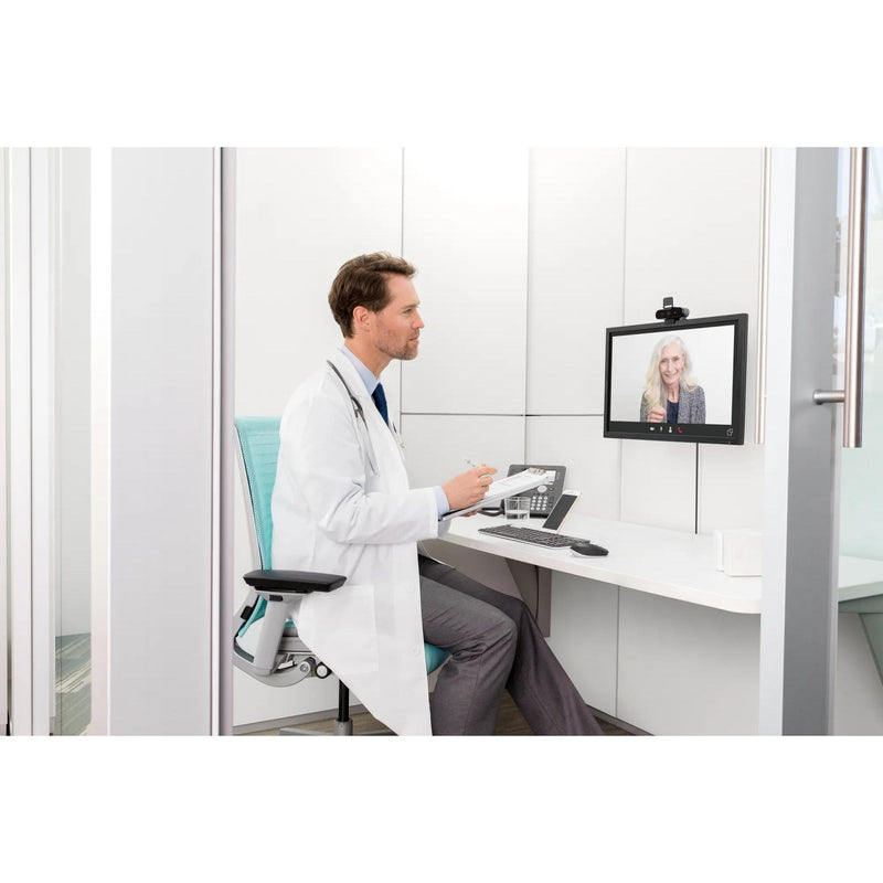 Logitech BRIO Webcam with 4K Ultra HD video & RightLight 3 with HDR 1 year Limited warranty
