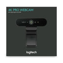 Logitech BRIO Webcam with 4K Ultra HD video & RightLight 3