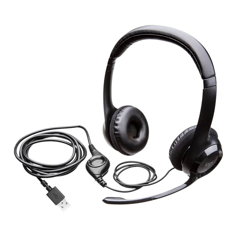 Logitech H390 USB Headset with Noise-Canceling Mic - Rose 1 year Limit warranty