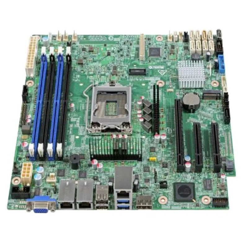 Intel S1200Spl Server Board - Skt1151 - Refresh E3-1200V6 Cpu Integrated Raid Module; Rack Or Pedestal