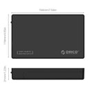Orico 2.5" 3.5" Usb-C External Hdd Enclosure - Black