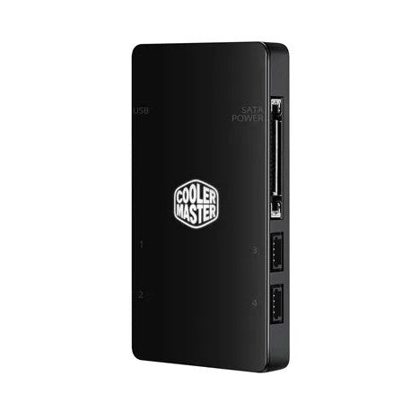 Cooler Master Rgb Led Controller Software Controlled Magnetic 4 Port (Expandable With Splitter Cables)