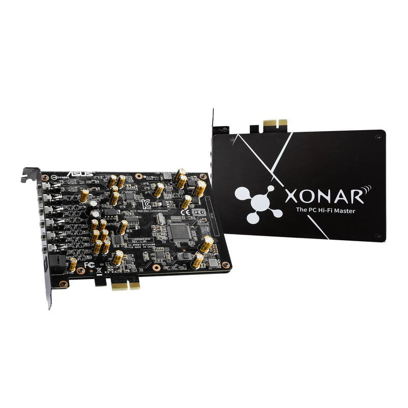 7.1 Pcie Gaming Sound Card With 192khz/24-bit Hi-res Audio Quality; 150ohm Headphone Amp; High-quality Dac; And Exclusive Emi Ba