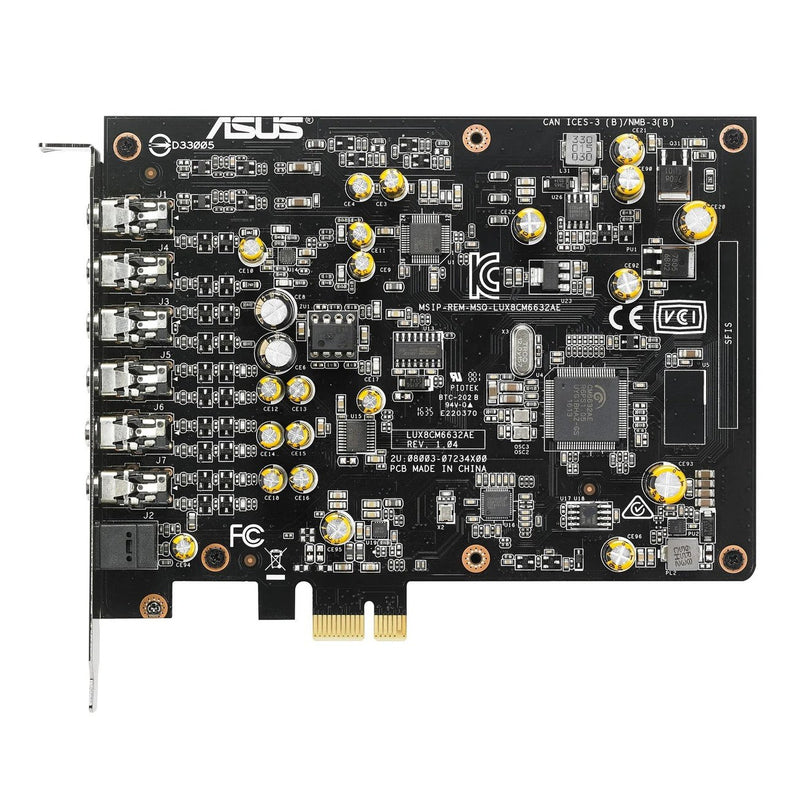 7.1 Pcie Gaming Sound Card With 192khz/24-bit Hi-res Audio Quality; 150ohm Headphone Amp; High-quality Dac; And Exclusive Emi Ba