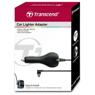 Transcend Car Lighter Adapter For Drivepro - Micro-Usb