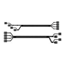 Intel 875Mm Long Bundled Cable Kit (2 Cables Included) Straight Oculink Sff-8611 Connectors To Straight Right Angle Oculink Sff