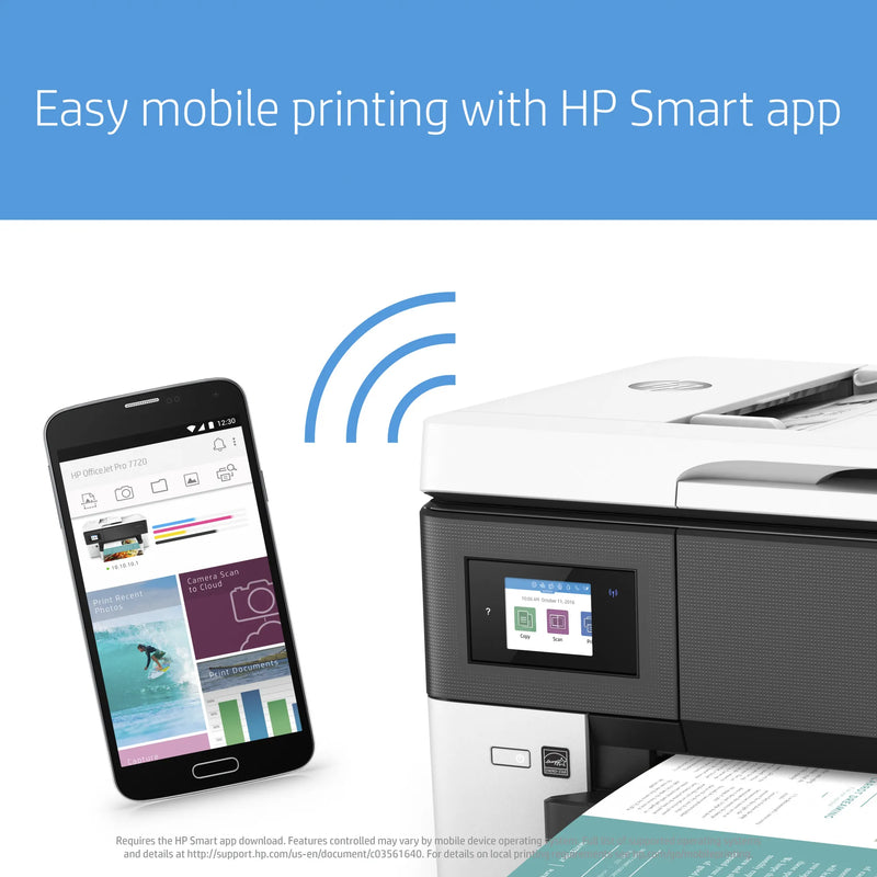 Hp Printers Hp Officejet Pro 7720 Wide Format Prntr