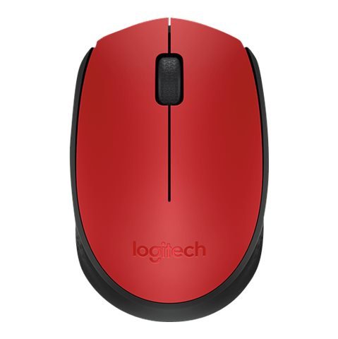 Logitech M171 Wireless Mouse - Red-K - 2.4Ghz - N A - Emea - M171 10Pk Shipper Auto