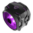 Cooler Master Masterair Ma610P Air Tower 2 X 120Mm Rgb Fan Included Rgb Controller 6 Heat Pipes.