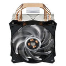 Cooler Master Masterair Ma410p Air Tower; 120mm Rgb Fan; Included Rgb Controller; Upgradable To Dual Fan; 4 Heat Pipes.
