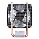 Cooler Master Hyper 412R Cpu Air Cooler With 4X Direct Contact Heatpipes, 92Mm Pwm Fan And Supports Latest Intel Amd Cpu Socket - Black Colour