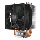 Cooler Master Hyper 412R Cpu Air Cooler With 4X Direct Contact Heatpipes, 92Mm Pwm Fan And Supports Latest Intel Amd Cpu Socket - Black Colour