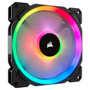 Corsair Ll140 Rgb 140Mm Dual Light Loop Rgb Led Pwm 600 - 1300 Rpm Cooling Fan — 2 Fan Pack With Lighting Node Pro