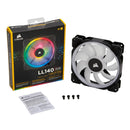 Corsair Ll140 Rgb 140Mm Dual Light Loop Rgb Led Pwm 600 - 1300 Rpm Cooling Fan
