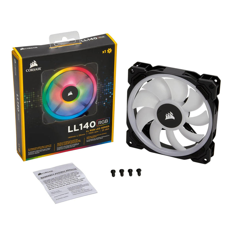 Corsair Ll140 Rgb 140Mm Dual Light Loop Rgb Led Pwm 600 - 1300 Rpm Cooling Fan