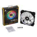 Corsair Ll140 Rgb 140Mm Dual Light Loop Rgb Led Pwm 600 - 1300 Rpm Cooling Fan