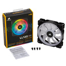 Corsair Ll120 Rgb 120Mm Dual Light Loop Rgb Led Pwm 600 - 1500 Rpm Cooling Fan