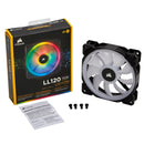 Corsair Ll120 Rgb 120Mm Dual Light Loop Rgb Led Pwm 600 - 1500 Rpm Cooling Fan