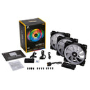Corsair Ll120 Rgb 120Mm Dual Light Loop Rgb Led Pwm 600 - 1500 Rpm Cooling Fan 3 Pack With Lighting Node Pro