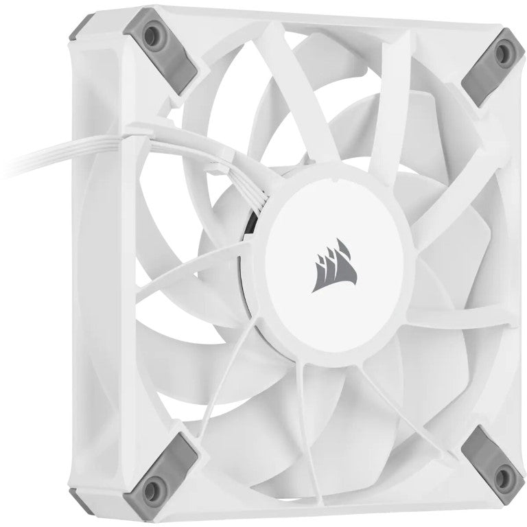 Corsair Af Elite Series; Af120 Elite White; 120Mm Fluid Dynamic Fan With Airguide; Single Pack.