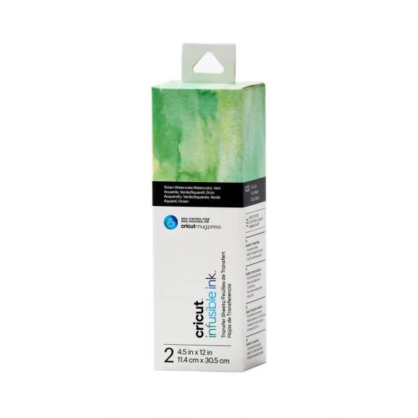 Cricut Joy Infusible Ink Transfer Sheets 2-Pack (Green Watercolor)