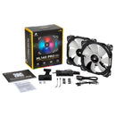 Corsair Ml140 Pro Rgb Led 140Mm Pwm Premium Magnetic Levitation Fan — Dual Fan Pack With Lighting Node Pro