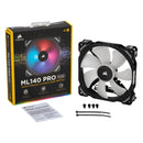 Corsair Ml140 Pro Rgb Led 140Mm Pwm 400 - 1200 Rpm Premium Magnetic Levitation Fan