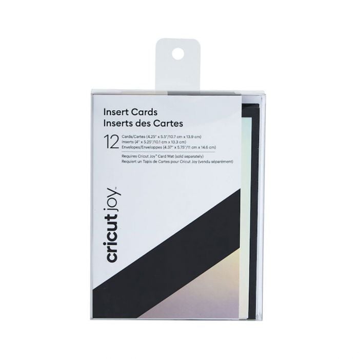 Cricut Joy Insert Cards 12-Pack (Black Holo)