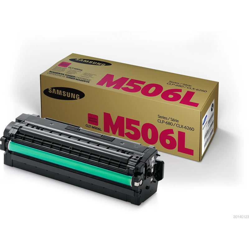 Samsung Clt-M506L High Yield Magenta Toner Cartridge
