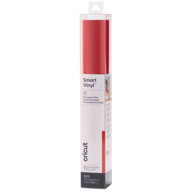 Cricut Smart Vinyl Perm 33X91Cm 1 Sheet (Red)