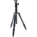 Canon S4+ Fph-42Q Tripod - 4 Sections 23Mm Diameter Min 333Mm-Max 1417Mm Heightm Weight 0.96Kg Max Load 8Kg
