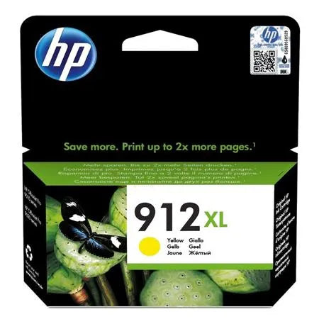 Hp Consumables Hp 912Xl High Yield Yellow Original Ink Cartridge ~825 Pages