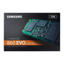 Samsung 860 Evo 1tb Storage Capacity M.2 2280 Solid State Drive - Sata Iii 6gb/s Interface, 2.5 Inch Form Factor, Up To 550mb/s Sequential Read Speed, Up To 520mb/s Sequential Write Speed, Random Read: Up To 97,000 Iops, Random Write: Up To 88,000 Iops, M
